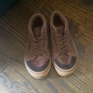 Vans toddler size 11 brownish maroon